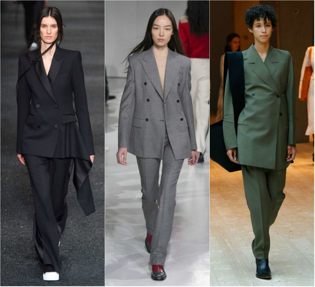 (L to R: Alexander McQueen, Calvin Klein, Celine)