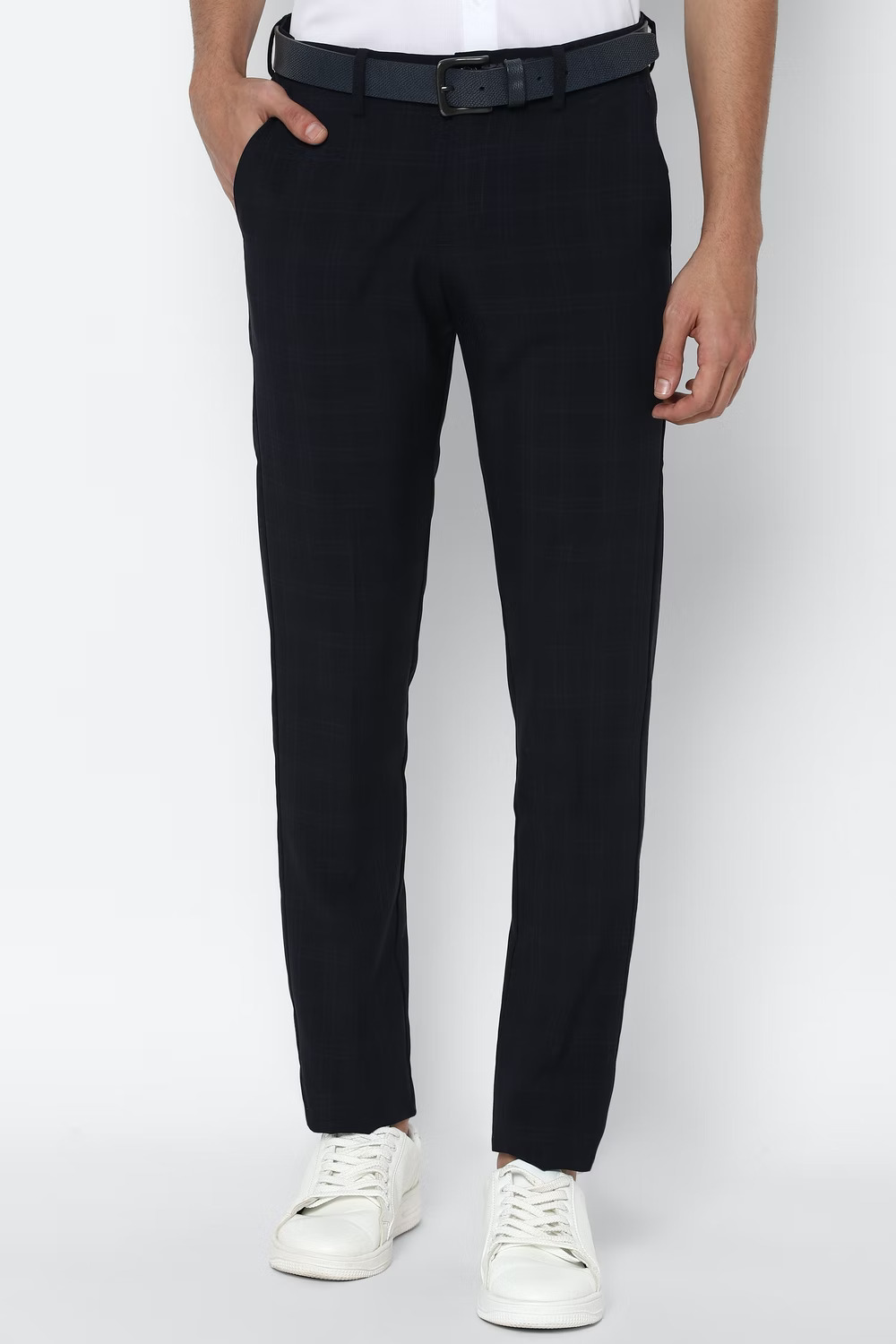 Men's Navy Trousers - Allen Solly